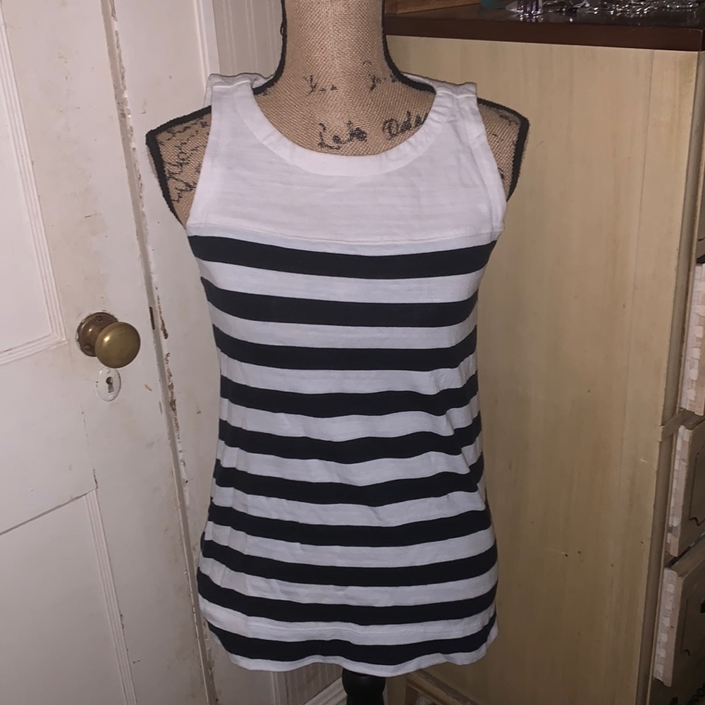 Loft striped cotton tank